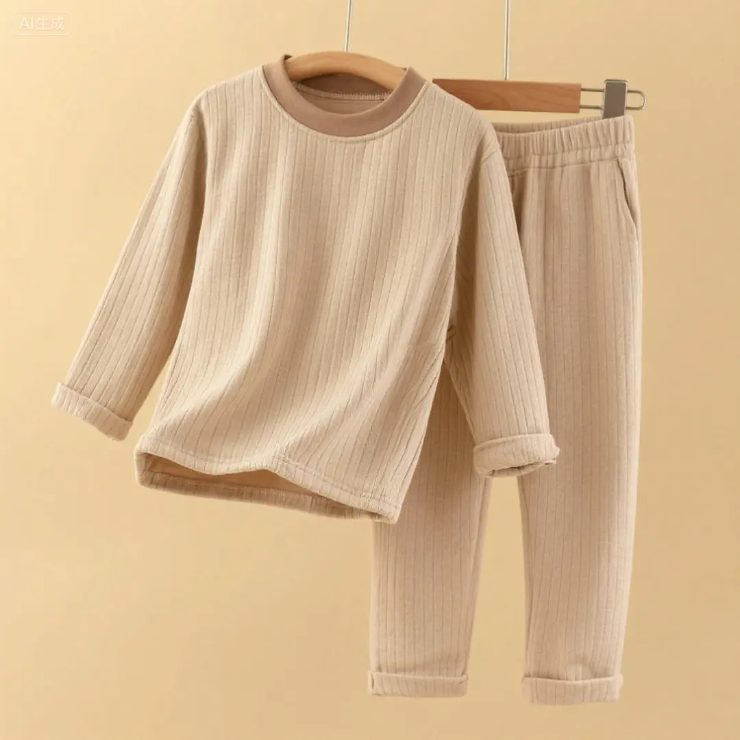 Otoño nuevo conjunto de ropa para niños se atreve a niños pequeños y medianos estilo coreano de ocio calentamiento pantalones de manga larga en stock al por mayor