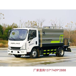 Used blue license plate sprinkler truck, Foton blue license plate sprinkler truck, 7-cubic-meter blue license plate sprinkler truck manufacturer wholesale price