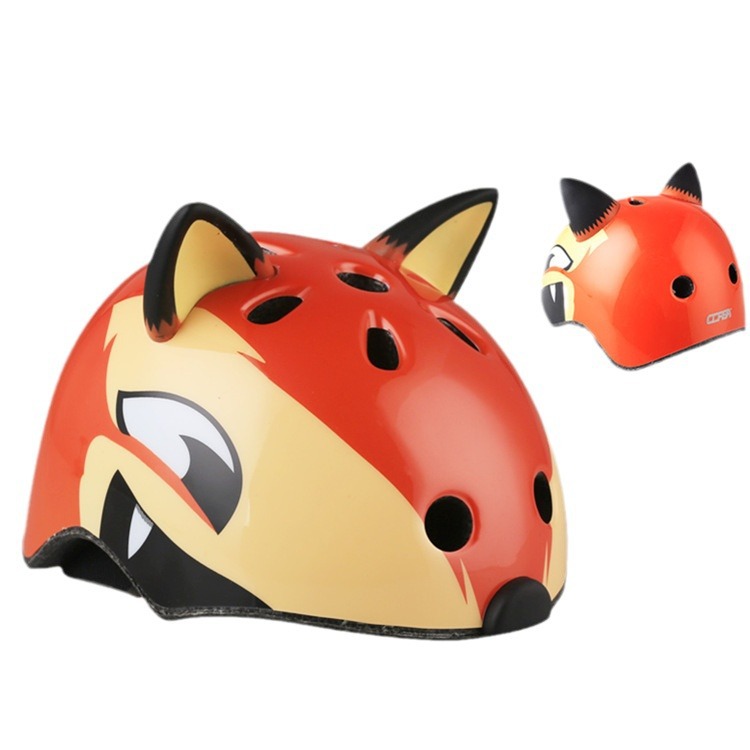Casco de seguridad para niños CORSA cool kidsren's animal cartoon cross-border casco de bicicleta patinaje sobre ruedas balance kart.