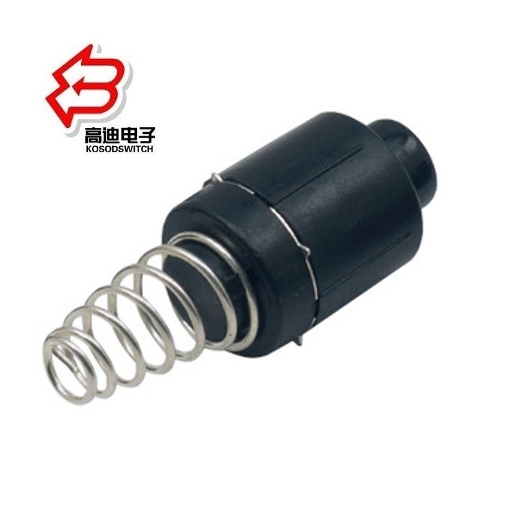 圆形小型按钮开关 迷你圆形电筒自锁开关 批发圆筒按键开关2脚