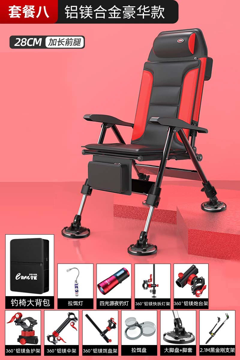 Foldable Handheld Chair, Increased Thickness, Aluminum-Magnesium Alloy Frame, Portable 44.7×30.7×9.7 cm