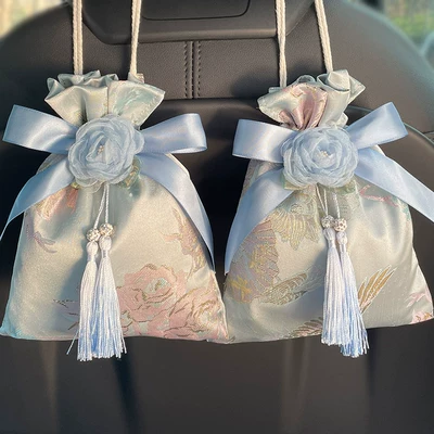 Bamboo Charcoal Bag for Removing Formaldehyde and Odors, Car Interior Freshener Series, Small Fresh Style Car Fragrance Sachet, Car Interior Decoration Ornament (Aktiv kömürlü qoxu uducular) - rustic-series-bamboo-charcoal-bag-single-pack-color-random