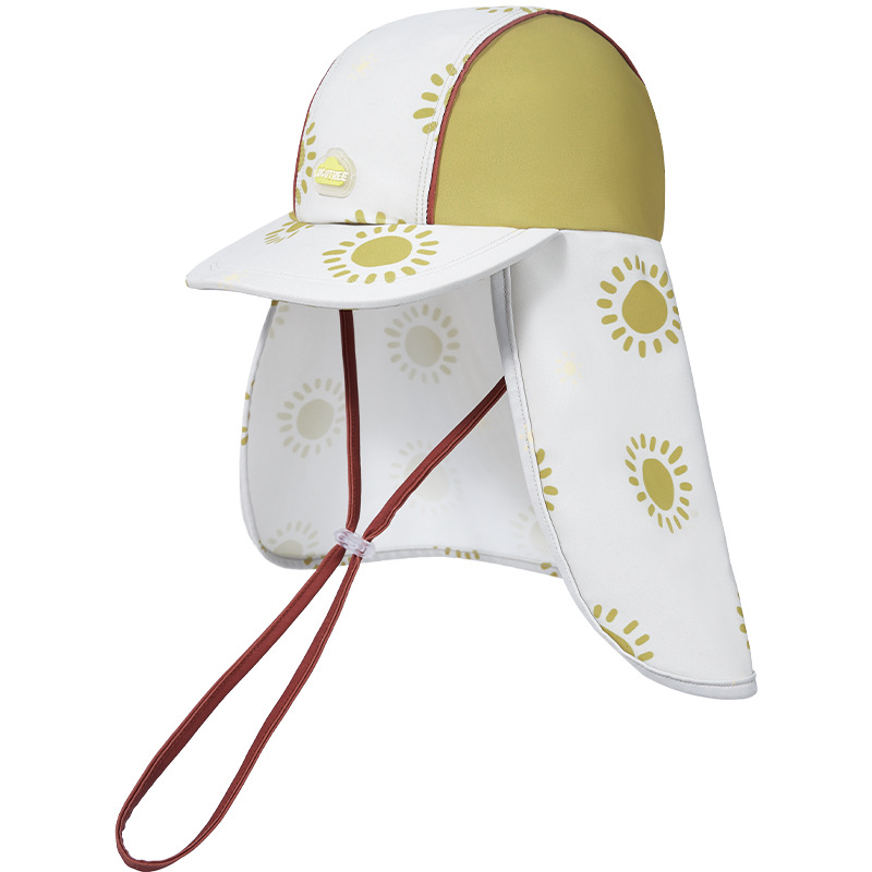 KK árbol sombrero de baño para niños bebés natación sombrero de protección solar de hilo original niñas y niños al aire libre gorra de playa manto gorra