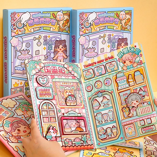 Little Mochi Magnetic Quiet Book-Lazy Weekend
