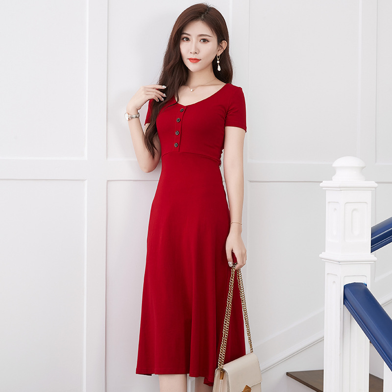 2025连衣裙吊带裙韩版高个子背心时尚无袖圆领显瘦中长裙秋季女装|undefined