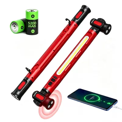 Cross-border emergency COB multifunctional İşçi projektorları - red-5200mah-output-engine-work-light