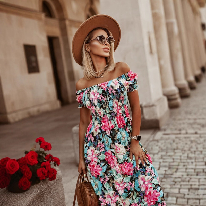 Ebay Amazon Wish European and American Style Fashion New Sweet Fresh Sweet Women's Princess Dress Dress