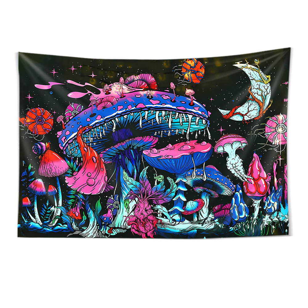 源头厂家定制波西米亚北欧民族ins风绒布背景布 房间墙面装饰挂毯