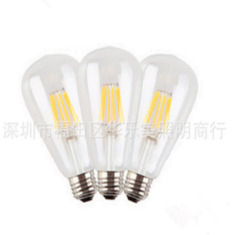 LED retro bulb, incandescent lamp, pacifier, E27