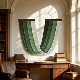 壁挂、壁饰;窗帘绑带;挂毯/壁毯