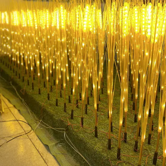 LED仿真发光麦穗灯草坪灯美陈灯光节户外庭院亮化公园装饰