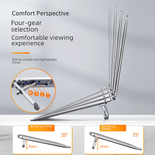 Penfei Laptop Stand Desk riser Portable cooler Floating vertical support stand Gift customization