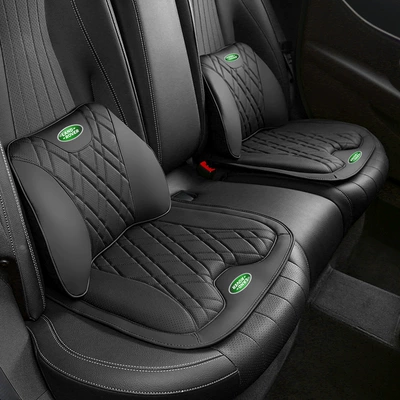 Car roof lining, Defender Range Rover Evoque Sport - 2-land-rover-lumbar-supports-2-seat-cushions-premium-black