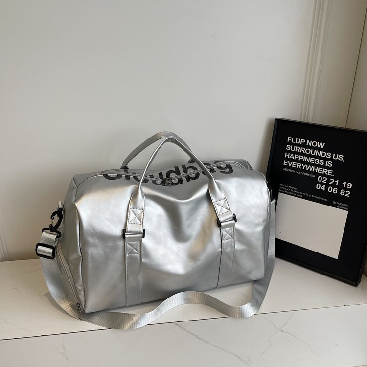 Bolsa de viaje corto de gran capacidad para hombres y mujeres, bolsa de ejercicio de separación seca y húmeda, bolsa de viaje de negocios conveniente, bolsa de transporte