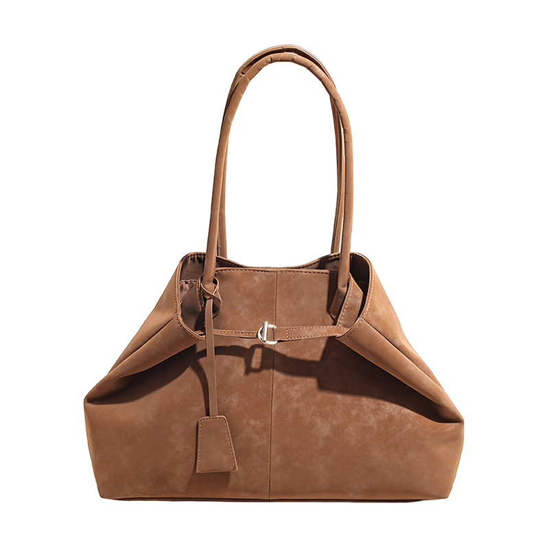 Bolsa de invierno de cuero de seda para mujeres 2025, nueva moda coreana retro bolsas de mano, bolsas de viaje de gran capacidad