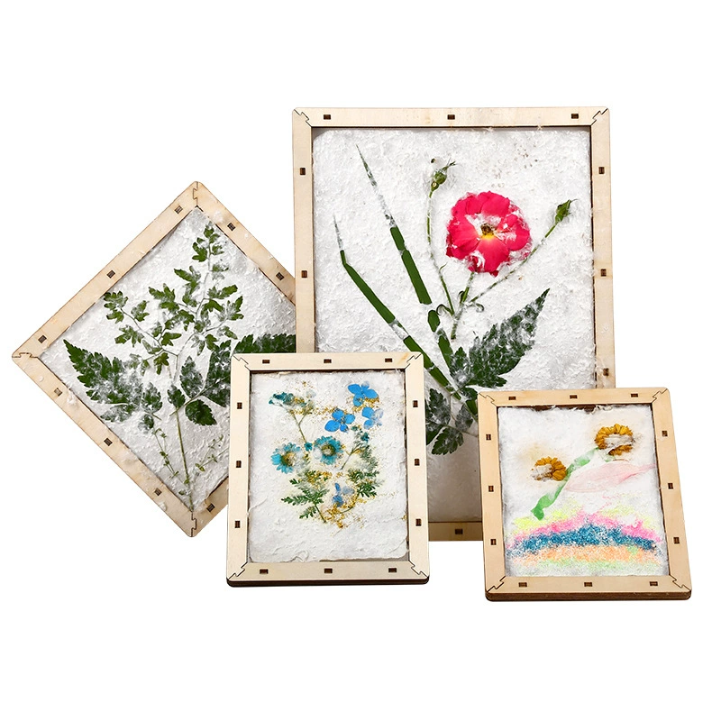 Materials set for experiments for kindergarten, handmade, family style