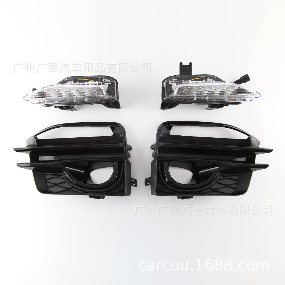 Aplicable a la lámpara antiniebla Q50 14-17 años British Finidi especial Q50 lámpara de circulación diurna modificada lámpara de niebla de luz amarilla