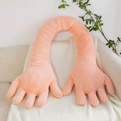 Oyuncaq yastıqlar Blue Palm Boyfriend Pillow - pink-palm-80cm