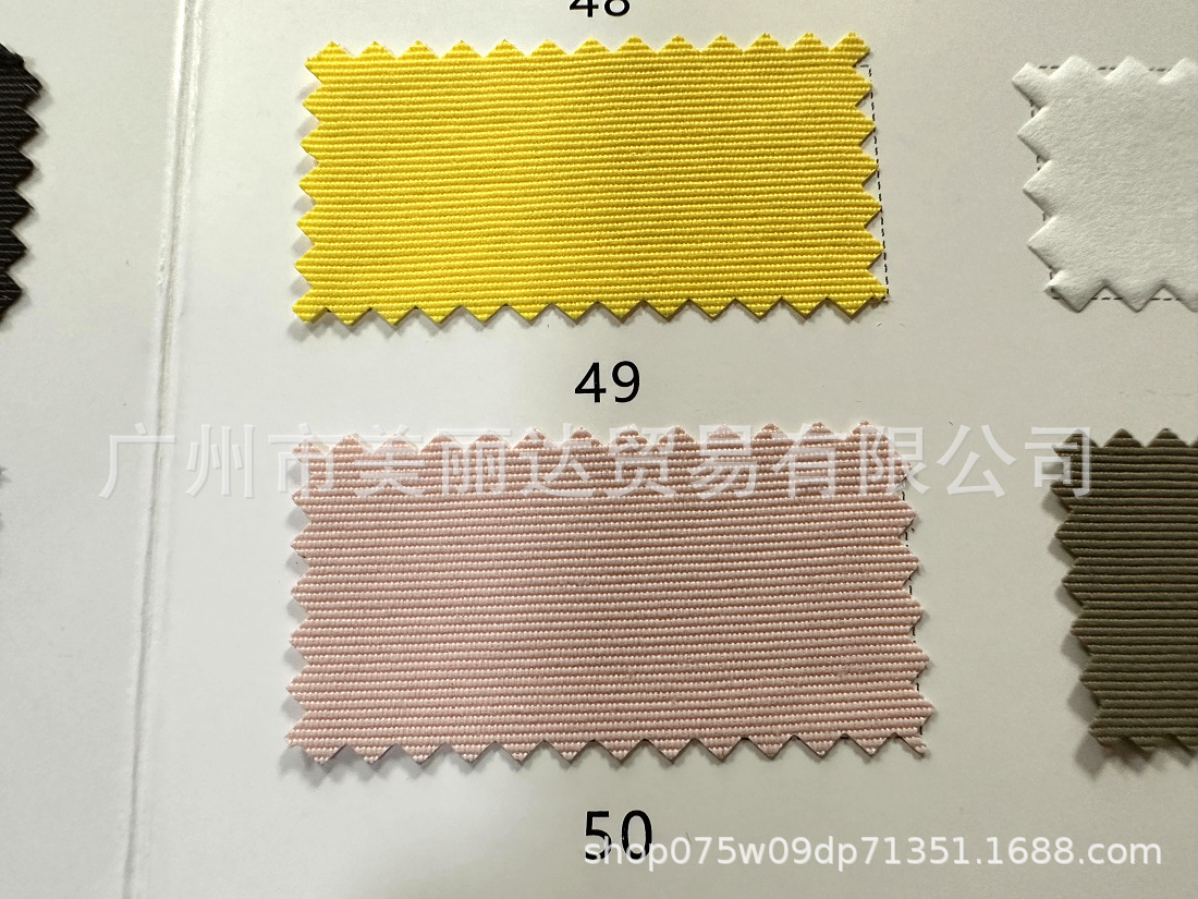 用于女装冲锋衣夹克衬衫箱包等横纹防静电T/C过胶涂层尼龙布料