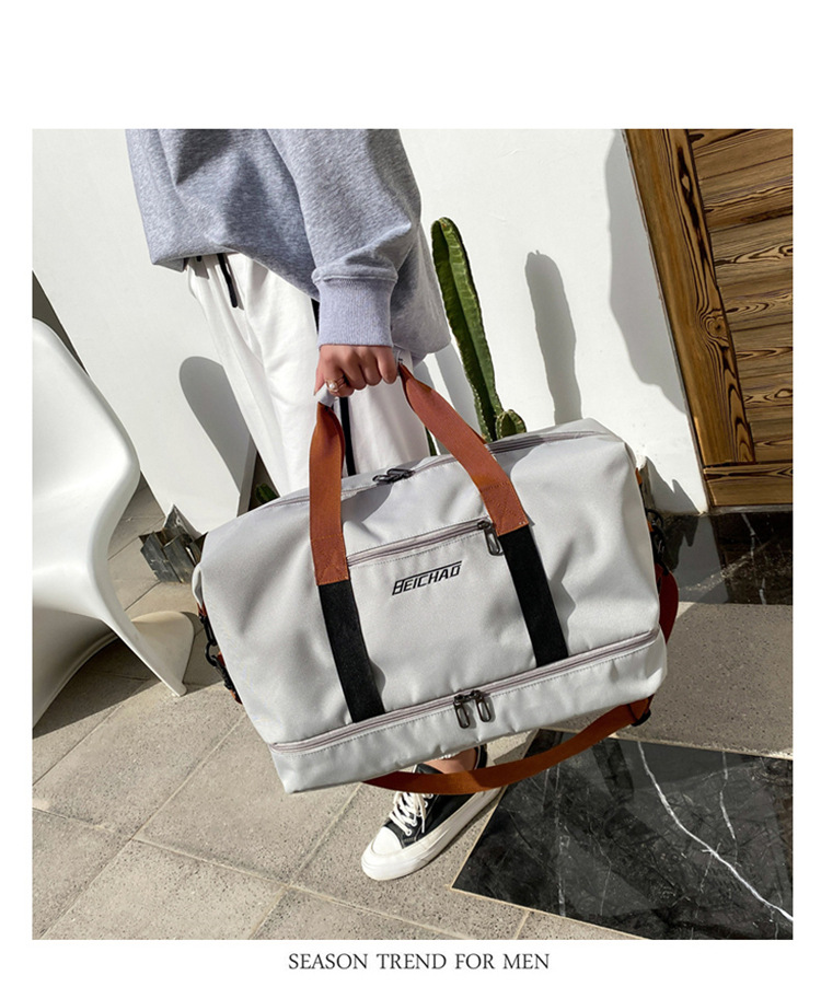 New style travel bag Korean portable shortdistance travel luggage bag large capacity gym bagpicture17