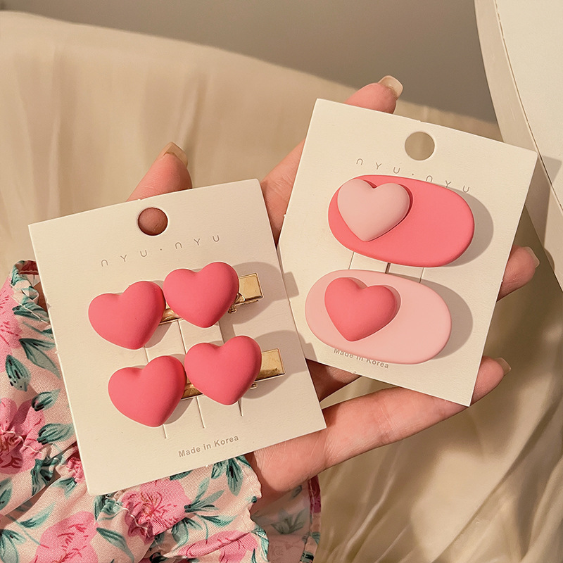 Horquilla rosa, horquilla para niñas y niños, clip de pico de pato para bebé, clip de flequillo lateral, clip lateral para niña linda, tocado