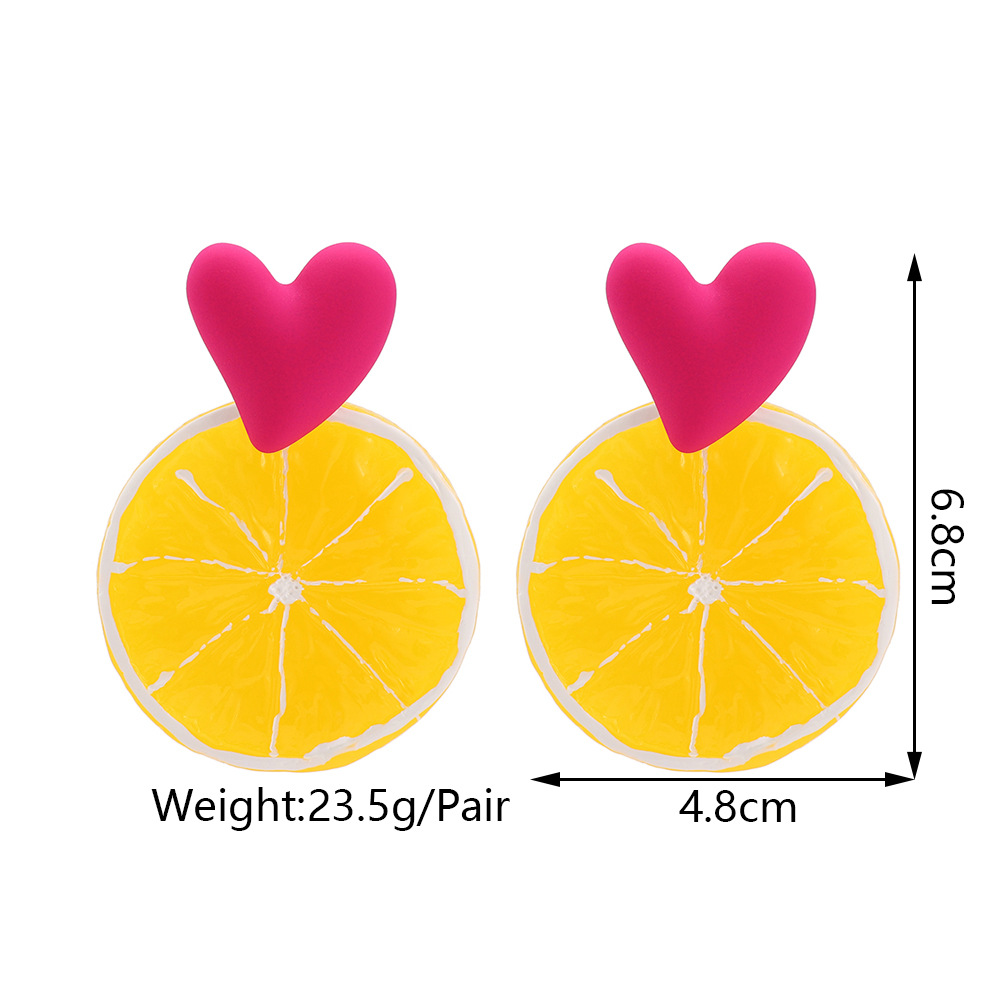 Casual Sweet Fruit Arylic Women's Drop Earrings display picture 2