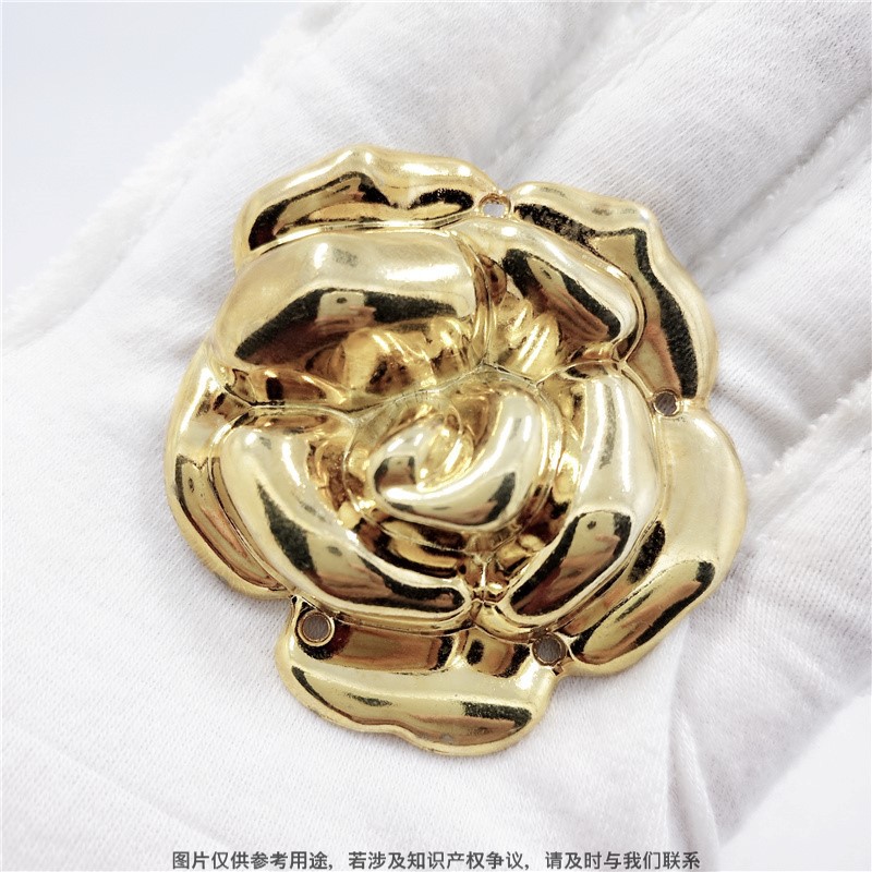 定做仿真立体大小金属花朵裙子礼服公主服饰配件萝莉塔玫瑰花饰品