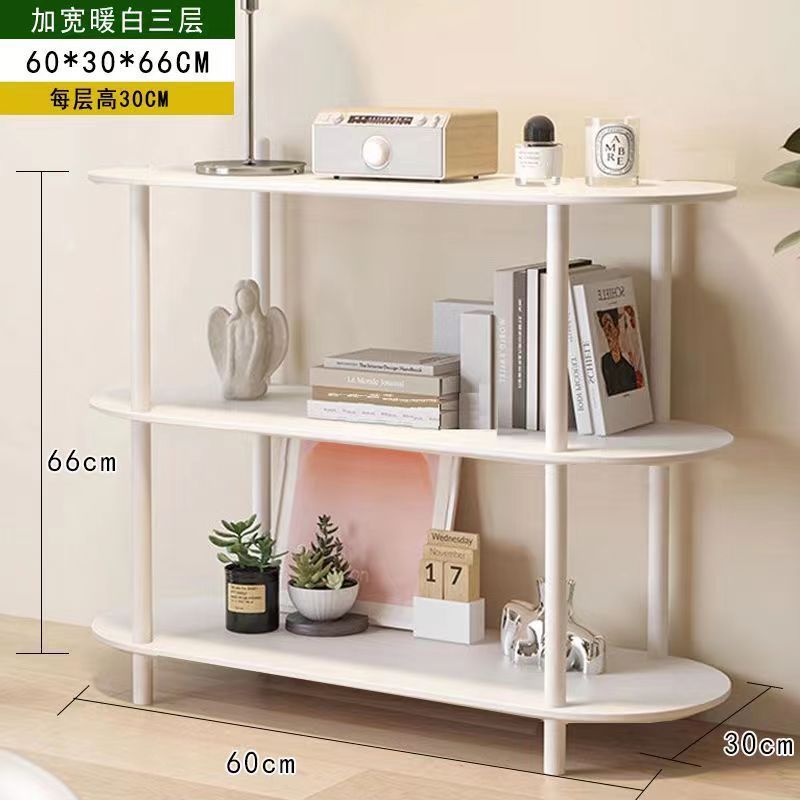 Estante de almacenamiento fácil de aterrizar estante de almacenamiento multifuncional para estante de exhibición de almacenamiento al lado de la cama de la sala de estar multicapa