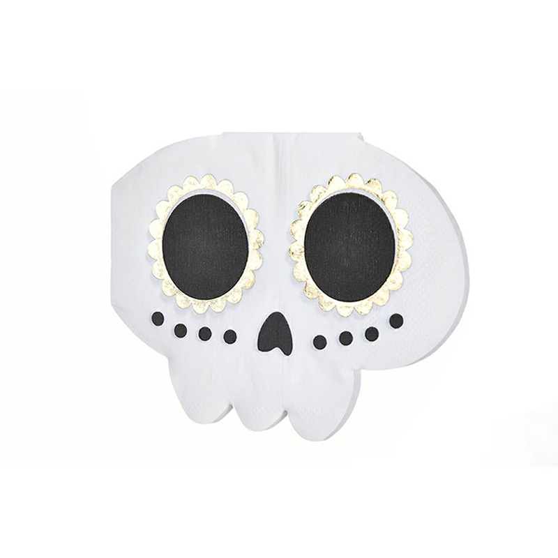 Halloween Pumpkin Skull Paper Party Tableware 1 Set display picture 3