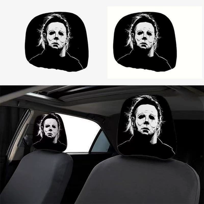 Headrest Car Pillow Covers, Elastic Printed - 02-double-sided-printing-1pc-26cm28cm