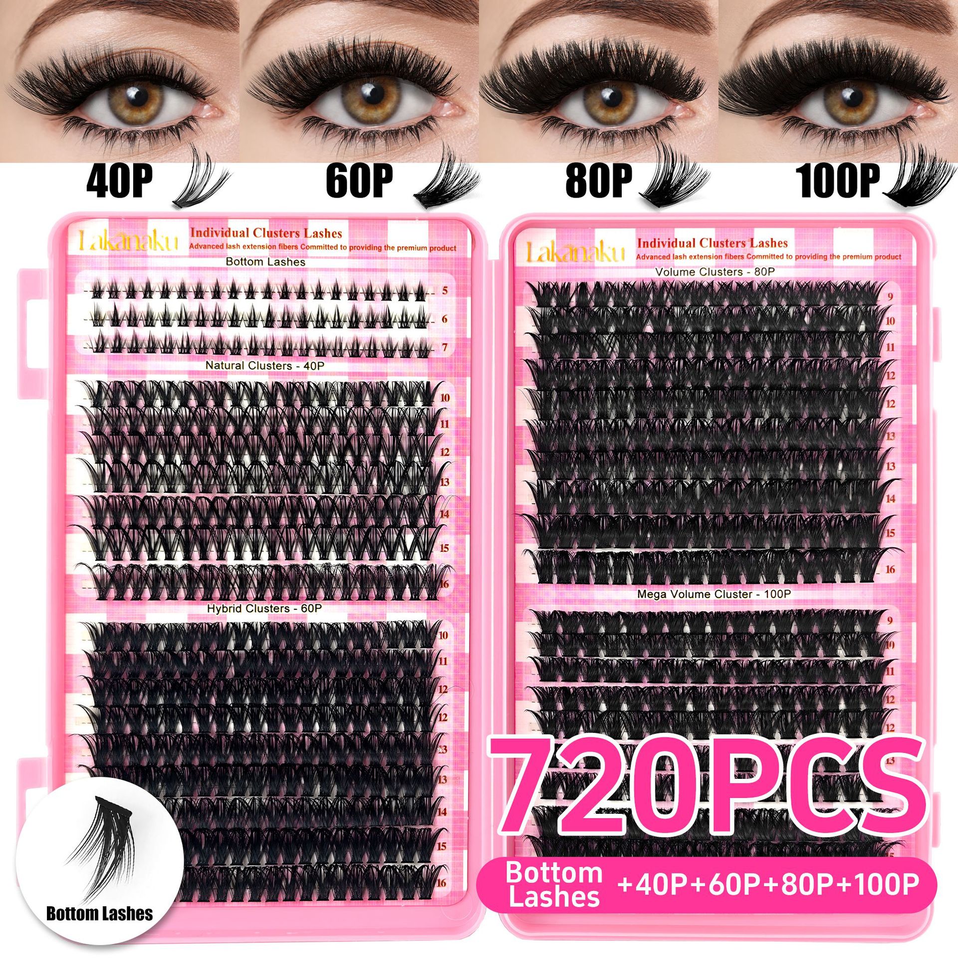 Spiky Lashes pestañas Fairy 30d Amazon Europa y Estados Unidos DIY segmento pequeño demonio pestañas postizas transfronterizas