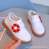 Girl calf shoes 2022 spring and autumn baby princess leather shoes Korean Edition Flower soft sole new pattern Princess shoes Western style Single shoes