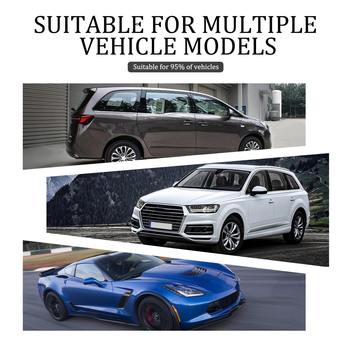 Universal Snow Shield Car Sunshade Car-Mounted Sunshade Open-Hole Front Windshield Heat Shield Car Sunshade Front Shield