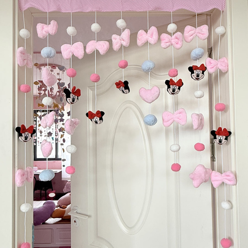Minnie Sweet Dream Door Decorations Girly Heart Bedroom Living Room Bedside Dormitory Partition Curtain Door Curtain