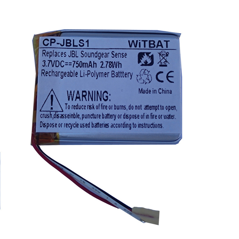 For JBL Soundgear Sense headset charging case battery