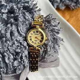 复古风网红手表女士小表盘高级感腕表文艺休闲小众女表货源批发表