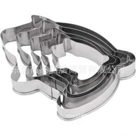 跨境新品DIY pig biscuit mold baking tool DIY猪猪模具烘焙工具