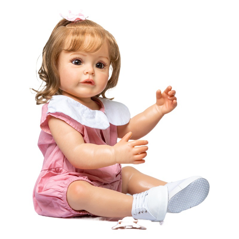 55cm todo pimienta Suesue Linda simulación niña princesa muñeca exquisita pintada de suministro transfronterizo