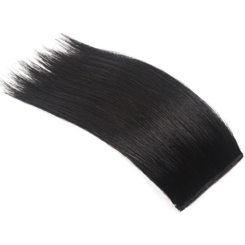 Wig Pad Hair Piece Simulation Hair Lengthened Pad Hair Piece Invisible Pad Hair Root Two Side Fluffy Wig Piece for Women