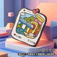 重庆李子坝金属徽章可转换冰箱贴中国城市纪念章可爱包包胸针饰品