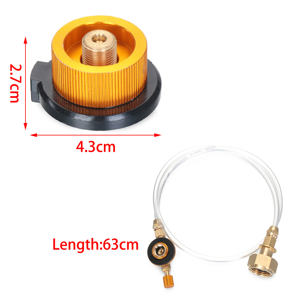 Description Picture 4 of itemGermany Russia Standard Outdoor Flat Tank Filling Valve Long Flat Tank Filling Valve Adaptor Camping Tank Filling Gas Stove