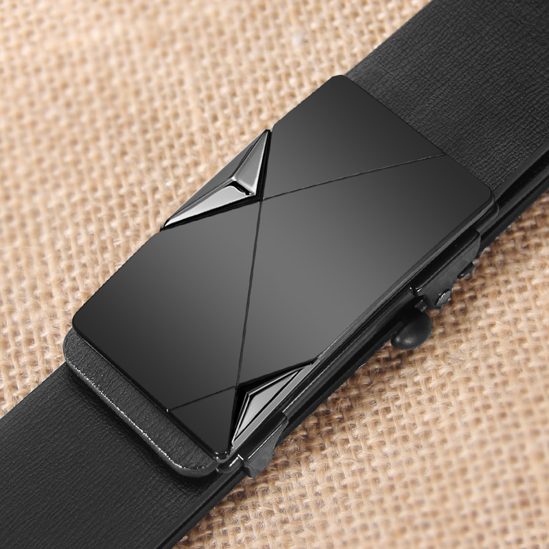 Ceviavn kiesan correa de cuero de los hombres Venta caliente desdentado hebilla automática de negocios fabricante de Cinturón de piel de vaca en stock