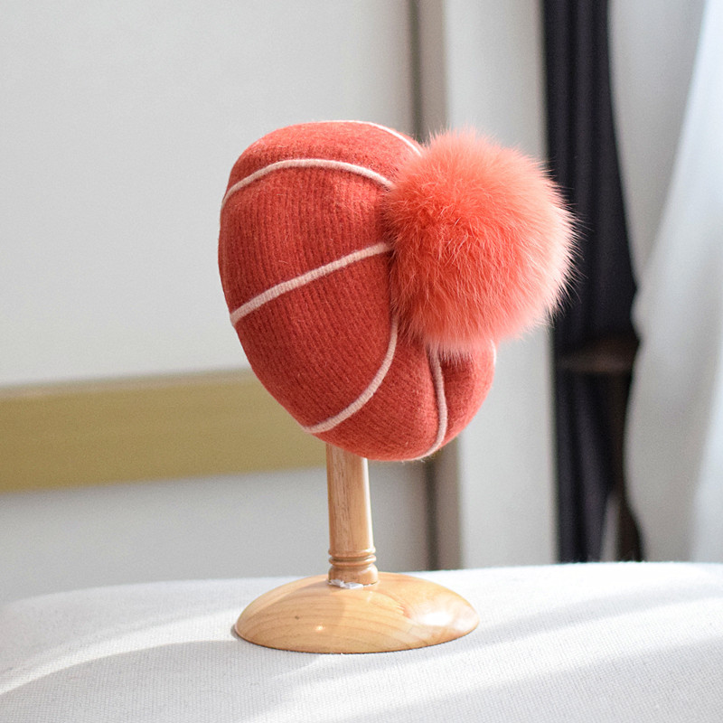 Pumpkin Wool Beret - Image 13