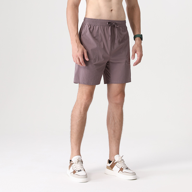 lulu nuevos pantalones cortos deportivos de secado rápido para hombres sueltos pantalones de entrenamiento de baloncesto pantalones de gimnasio transfronterizos