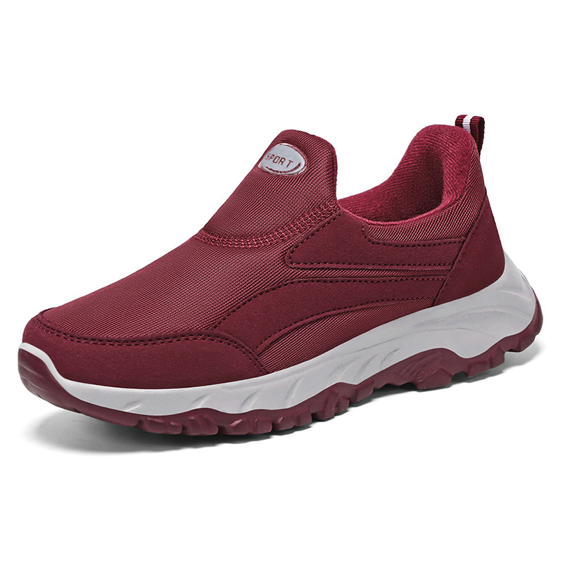 Zapatos de hombre zapatos de primavera cómodos zapatos de edad avanzada zapatos deportivos al aire libre zapatos casuales transpirables de un solo pie