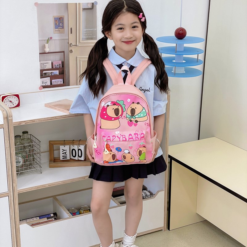 Mochila de niña linda de dibujos animados