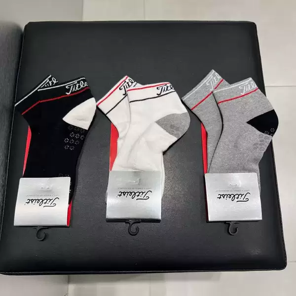 26 Years of New Korean Golf Socks for Men and Women, Couple Style, Summer Casual Sports Towel-Soled Non-Slip Short Socks