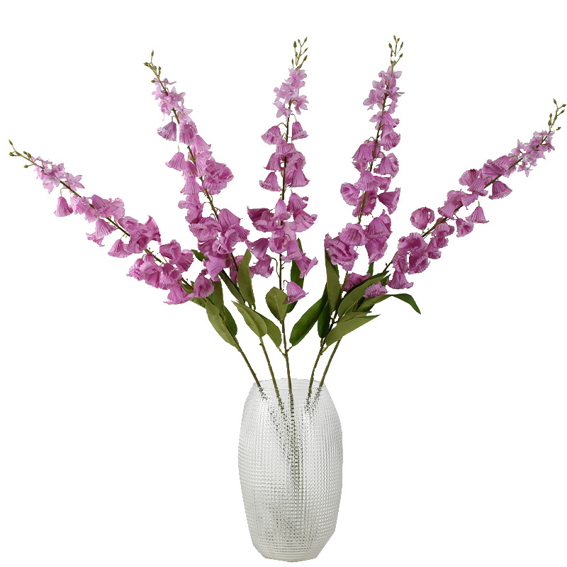 Simulación de orquídeas de ramas largas de flores de flores elegir flores altas decoración de bodas sala de bodas de moda moda flor falsa