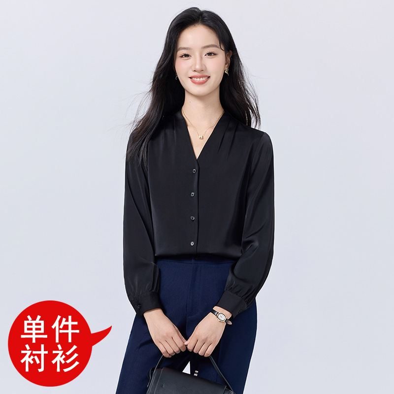 藏青色西装套装女2025新款秋职业装高级感面试职场公务员工服6586|undefined
