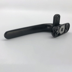 50-square-meter window with aluminum alloy sprayed seven-character roller handle, bridge window with buckle handle